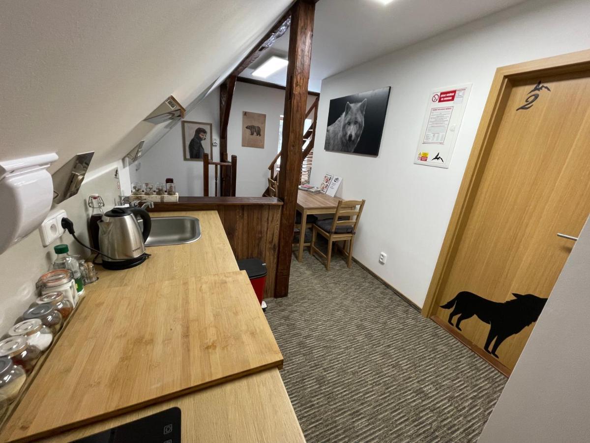 Hotel Wolf House Klinovec Loučná pod Klínovcem Exterior foto